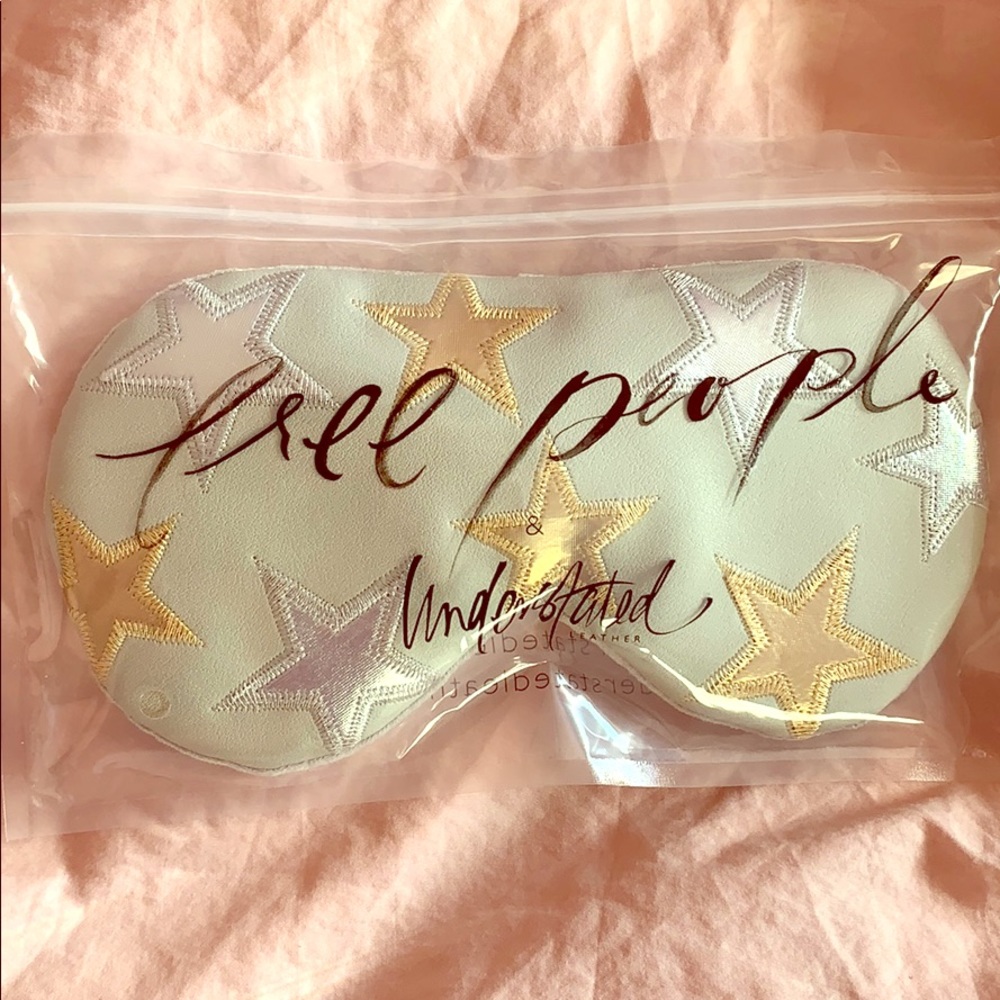 Free People Sleeping Leather Eye Mask